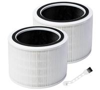 Lot de 2 Filtres Compatible Avec le Purificateur d'air LEVOIT Core 300 Core 300S Core 300-RF,Filtre HEPA + Filtre à Charbon Actif