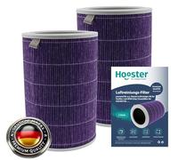 Lot de 2 filtres compatibles avec purificateur d'air Xiaomi Mi Air Purifier 3C, 3H, PRO ainsi que 2, 2C, 2H et 2S, avec puce RFID, filtre de rechange pour SCG4021GL