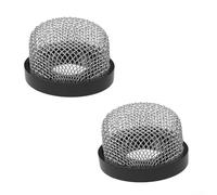 Lot de 2 filtres d'aération en maille pour pompe de vivier pour améliorer l'infusion d'air et l'élimination des particules 1,9 cm - 14 FPT