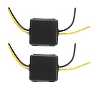 Lot de 2 filtres d'alimentation stéréo de voiture 12 V - Réduction du bruit - Réducteur d'isolation pour égaliseurs audio stéréo, amplificateur, haut-parleur, #911