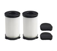 Lot de 2 filtres d'aspirateur compatibles avec clatronic BS 1306N et BS 1948 CB, pièces de rechange haute efficacité pour poils d'animaux et poussière
