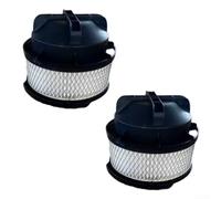 Lot de 2 filtres d'aspirateur efficaces pour Parkside ASH PAS 1200 D3 IAN 322109 - Pièce de rechange à haute performance de filtration contre les poussières fines et les odeurs - Protège le moteur