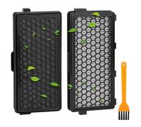 Lot de 2 filtres d'aspirateur pour Miele S8340 Active AirClean SF-HA 50 Filtre de rechange pour aspirateur Miele Compact C1 C2 Complete C2 C3 Compatible avec S4, S5, S6, S8 Serie avec brosse à