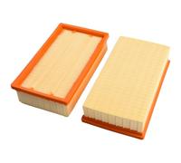 Lot de 2 filtres d'aspirateur réutilisables en microfibre pour aspirateur Bosch Gas 35 L Afc Gas 35 L Sfc+ Gas 35 M Afc