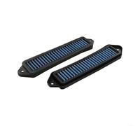 Lot de 2 filtres de capot pour BMW Série 1 3 X1 E82 E88 E90 E91 E92 E93, couvercles d'aération rouges lavables pour refroidissement du moteur et entretien facile (bleu)