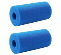 Lot de 2 filtres de piscine de type B réutilisables et lavables en mousse pour piscine compatible avec pour Intex type B