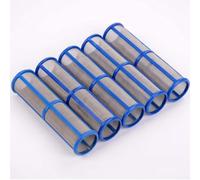 Lot de 2 filtres de pompe à peinture sans air en maille d'acier inoxydable compatibles avec les pulvérisateurs électriques Graco 390 395 490 495 595 - Accessoires de rechange pour finition lisse à la