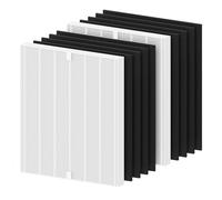 Lot de 2 filtres de rechange AP-1512HH pour purificateurs d'air Coway Airmega AP-1512HH et 200M, 2 filtres HEPA et 8 filtres à charbon, copiés à la pièce #3304899