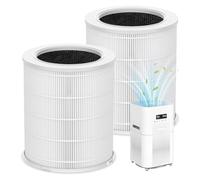 Lot de 2 filtres de rechange AP401 AP402 AP403, compatibles avec Dayette AP401 AP402 et JOWSET AP402 AP403 purificateur d'air pour grande pièce, filtre HEPA AP401 H13, système de filtration à 4 étapes
