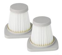 Lot de 2 filtres de rechange compatibles avec aspirateur robot Hoover VSC02B16T30 et pour aspirateur Bush conçus pour une filtration efficace de la poussière