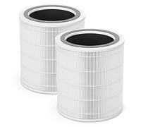 Lot de 2 filtres de rechange compatibles avec le purificateur d'air Levoit modèle Core 400S Core-400s Part # Core 400s-RF, blanc d'origine