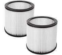 Lot de 2 filtres de rechange compatibles avec Shop Vac 90304 90333 90350, filtres à cartouche pour la plupart des aspirateurs humides/secs, réutilisables et lavables