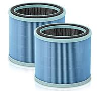 Lot de 2 filtres de rechange Core 200S compatibles avec le purificateur d'air WiFi intelligent LEVOIT Core 200S, pré-filtre en nylon, filtre à charbon actif et filtre HEPA H13 True