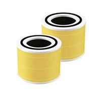 Lot de 2 filtres de rechange Core 300 pour purificateur d'air LEVOIT Core 300 et Core 300S, système de filtration à charbon actif 3 en 1 Core 300 Pet Aller-gy Filtration Efficacité, Core 300-RF-PA