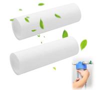 Lot de 2 filtres de rechange de 50 µm compatibles avec les filtres à eau Grünbeck FS 1", filtre à eau domestique, sans cloche de protection, coton PP, bougies filtrantes, compatibles avec les filtres