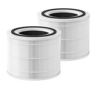 Lot de 2 filtres de rechange HEPA 14 compatibles avec purificateur d'air Puro 240, filtre de rechange 3 en 1, HP-14 avec filtre à charbon actif