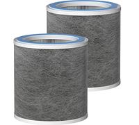 Lot de 2 filtres de rechange HEPA HP102 compatible avec purificateur d'air Shark HP102, véritable HEPA pour 99,97 % des particules, pièce de comparaison #HE1FKPET, #HE1FKBAS,