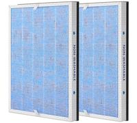 Lot de 2 filtres de rechange HEPA MSA3, compatibles avec le purificateur d'air Membrane Solutions MSA3/MSA3S, filtre HEPA 3 en 1, version standard
