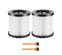 Lot de 2 filtres de rechange Hepa pour aspirateur humide/sec DCV5801H compatibles avec DeWalt DCV580 et DCV581H, lavables et réutilisables