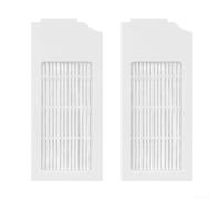 Lot de 2 filtres de rechange lavables pour aspirateur Bosch Spotless+ BCRD1W BCRD2W BCRC1W BCRC2W, filtres réutilisables pour poils d'animaux, faciles à installer et à nettoyer, blanc