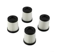 Lot de 2 filtres de rechange lavables pour aspirateur filaire Black-Decker BDSV2-BLK et energySeries, filtres HEPA réutilisables avec une efficacité de 99,97 %, bleu + blanc (lot de 4)