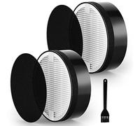 Lot de 2 filtres de rechange LV-H132 compatibles avec le filtre de rechange LE-VOIT LV-H132, filtre HEPA 3 en 1, filtre à charbon actif haute efficacité, pièce # LV-H132-RF