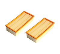 Lot de 2 filtres de rechange NT65/2 Ap Eco NT72/2 Eco Tc NT75/2 Ap Me Tc Robot aspirateur compatible avec les accessoires d'aspirateur Karcher