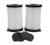 Lot de 2 filtres de rechange pour aspirateur cylindrique compact Goodmans modèle 356277 - Filtre à poussière 2 en 1 haute efficacité pour protection du moteur