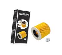 Lot de 2 filtres de rechange pour aspirateur Kärcher WD3 Premium WD2 WD3 WD 3 MV3 WD 3P pour Kärcher 6.414-552.0, 6.414-772.0, 6.414-547.0