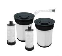 Lot de 2 filtres de rechange pour aspirateur Miele HX1 HX-FSF pour une performance de filtration optimisée (4 filtres + 1 brosse)