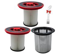 Lot de 2 filtres de rechange pour aspirateur sans fil Bosch Unlimited Series 7, 2 filtres avec pré en acier inoxydable, 12040193