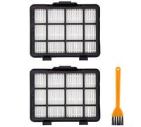 Lot de 2 filtres de rechange pour aspirateur traîneau Eureka NEN180 sans sac avec brosse, conçus pour bloquer efficacement la poussière et les petites particules