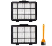 Lot de 2 filtres de rechange pour aspirateur traîneau Eureka NEN180 sans sac conçus pour une filtration efficace de la poussière et une installation facile