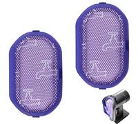 Lot de 2 filtres de rechange pour aspirateurs Dyson DC30/DC31/DC34/DC35/DC44/DC45/DC43H Digital Slim, DC56 lavable - Pièce de rechange #917066-02 (violet)
