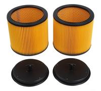 Lot de 2 filtres de rechange pour aspirateurs Vacmaster Shop de 15 à 78 litres, cartouches de filtre standard pour aspirateurs humides/secs Hart