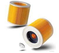 Lot de 2 filtres de rechange pour Kärcher WD 2, WD 3, WD 3200, WD 3300 M, WD 3500 P Kärcher MV3, SE 4001. SE 4002, 1:1 optimisé et compatible avec Kärcher 6.414-522.0 Kärcher 6.414-772.0, Kärcher 6.414-547.0 -un produit de qualité Omixberg