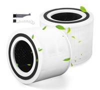 Lot de 2 filtres de rechange pour LEVOIT Core 300/300S - Filtre HEPA 3 en 1 True-H13 et filtre à charbon actif - Filtre Core 300-RF de rechange pour une purification optimale de l'air