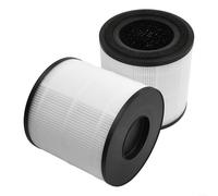 Lot de 2 filtres de rechange pour purificateur d'air BISSELL 3139A 3139B, conçus pour s'adapter aux numéros de modèle officiels, ensemble de filtres de purificateur d'air réutilisables
