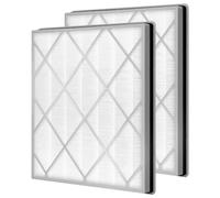 Lot de 2 filtres de rechange pour purificateur d'air Shark 4, compatibles avec Shark HE400 HE401 HE402 HE405, filtre à charbon actif 3 en 1 et filtre HEPA H13 True