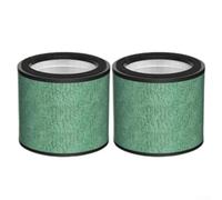 Lot de 2 filtres de rechange pour purificateur d'air Shark HP072, HP071BRN, HP070, système de filtration en 3 étapes avec charbon actif pour éliminer les poils d'animaux, la fumée et les odeurs
