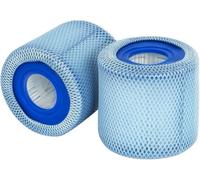 Lot de 2 filtres de Rechange pour SFS-350 RP-350 RP-400 RP-600 RX-600,sous-Marins Chauds et Spa+Lot de 2 filtres de filets de protection compatibles avec les filtres,couverture filet 90 plis