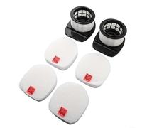 Lot de 2 filtres de rechange pour Shark IZ202UK IZ202UKT IZ252UK IZ252UKT 2 HEPA et 4 mousses et feutre pour une meilleure filtration