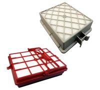 Lot de 2 filtres de rechange S115 compatibles avec les aspirateurs Lux Intelligence S115 - Combinaison : filtre à charbon actif et filtre HEPA