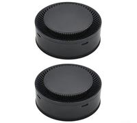 Lot de 2 filtres d'échappement compatibles avec LG A9 Series A9komp A927kvms A9k-pro A929kvm A908vmr Noir Twist Lock Pièce de rechange pour une capture efficace de la poussière et un air propre
