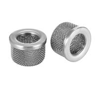 Lot de 2 filtres d'entrée de pompe 181072 pour pulvérisateurs de peinture sans air Graco 695, 795, 1095, 1595, 3900, 5900, 750, 1000, 1500, tuyau d'aspiration avec filetage NPT 2,5 cm, écran double