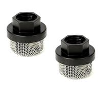 Lot de 2 filtres d'entrée UNF de 2,2 cm en maille pour Graco Ultra 395/495/595 et GMAX 3400, construction en plastique et en acier inoxydable