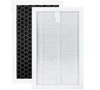 Lot de 2 filtres déshumidificateurs HEPA et charbon actif compatibles avec Bosch Dry Series 1000, 2000 et 4000, purification de l'air 2 en 1 et haute efficacité