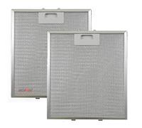 Lot de 2 filtres en aluminium pour hottes 267 x 305 x 9 mm, compatible Elica