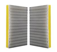 Lot de 2 filtres en Mousse pour Aquarium | Fournitures d'aquarium, Rouleau de Filtre Flexible découpable pour Aquarium, Tortue, de Jardin, Eau Douce et Eau salée