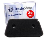 Lot de 2 filtres en mousse pour Miele EcoComfort T8978WP T8989WP T8999WP T9749WP T9769WP T8968WP T8969WP Exklusive T7736